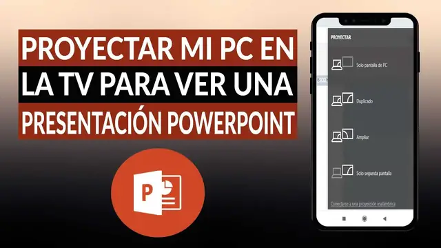 Video thumbnail for Cómo proyectar mi PC en la TV para ver una presentación POWERPOINT