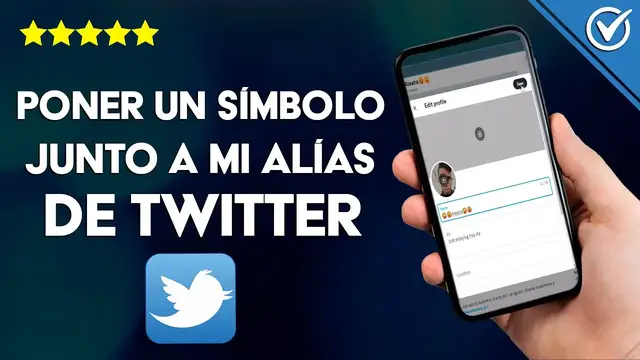 Video thumbnail for ¿Cómo poner un símbolo junto a mi alías de TWITTER? - Personaliza perfil