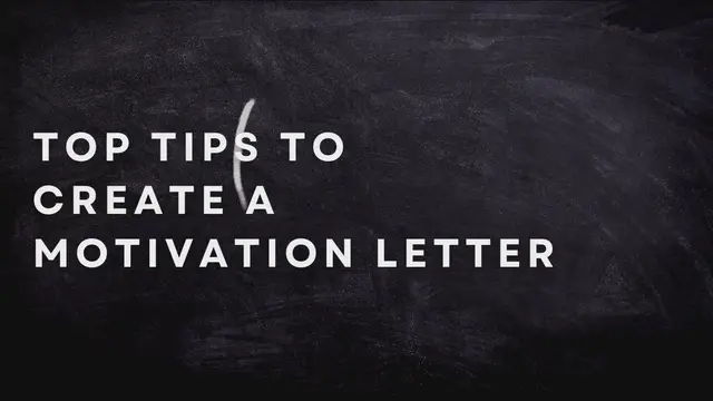 Video thumbnail for Top Tips To Create A Motivation Letter
