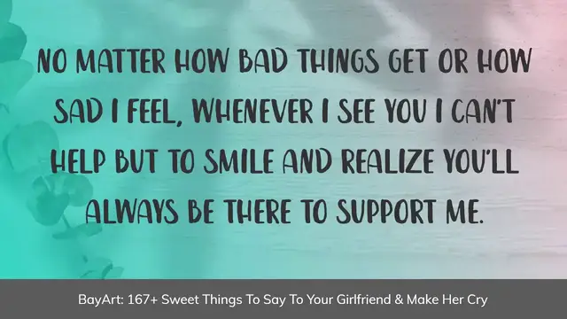 Video thumbnail for 167+ Sweet Things To Say To Your Girlfriend & Make Her Cry