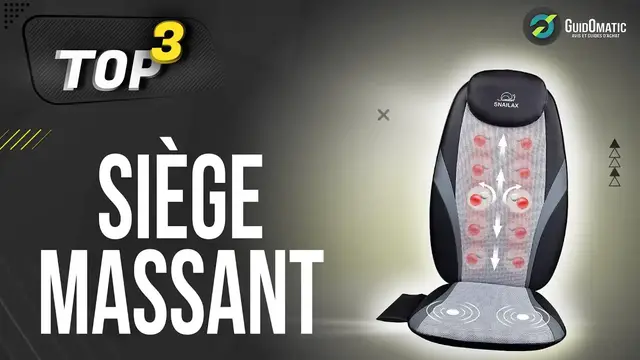 Video thumbnail for ⭐️ MEILLEUR SIÈGE MASSANT (2022) - Comparatif & Guide d'achat