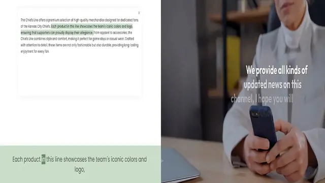 Video thumbnail for The Chiefs Line offers a premium selection of high-quality merchandise designed for dedicated fans of the Kansas City Chiefs. Each product in this line showcases the team's iconic colors and logo, ensuring that supporters can proudly disp