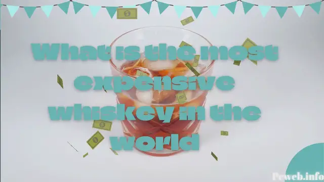 Video thumbnail for What is the most expensive whiskey in the world