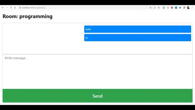 Video thumbnail for Build a React.js Socket.io Rooms Project to Build Group Chat App Using Node.js in JSX