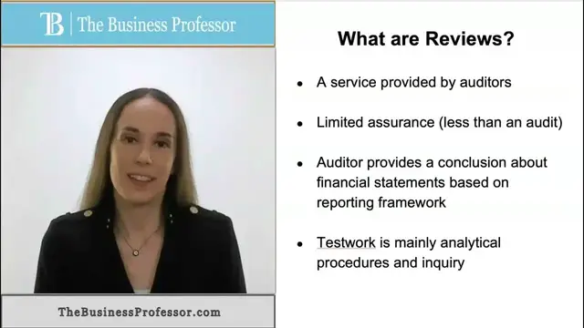 Video thumbnail for Auditing - What are Reviews?