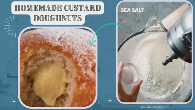 Video thumbnail for Easy Homemade Custard Doughnuts