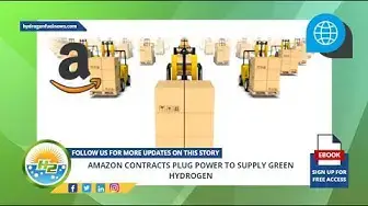 Video thumbnail for Amazon contracts Plug Power to supply green hydrogen