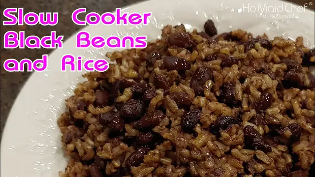 Video thumbnail for Slow Cooker Black Beans and Rice | Dining In With Danielle