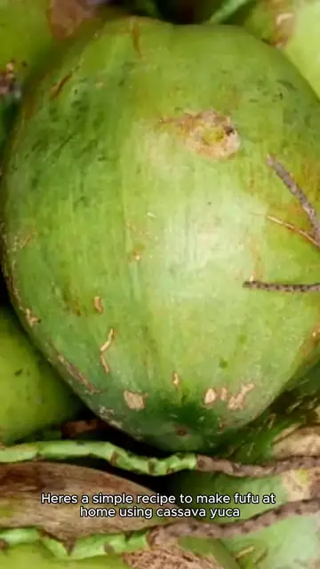 Video thumbnail for fufu recipe