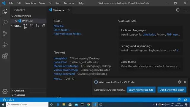 Video thumbnail for Unsplash API Photo Search App Using AJAX and Javascript Full Project For Beginners
