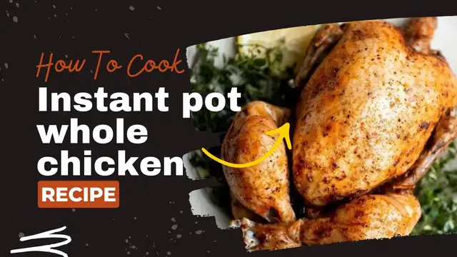 Video thumbnail for Instant pot whole chicken recipe