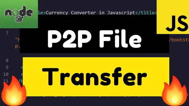 Video thumbnail for Node.js Express Peer to Peer File Sharing Transfer WebRTC Live Website Full Review 2020