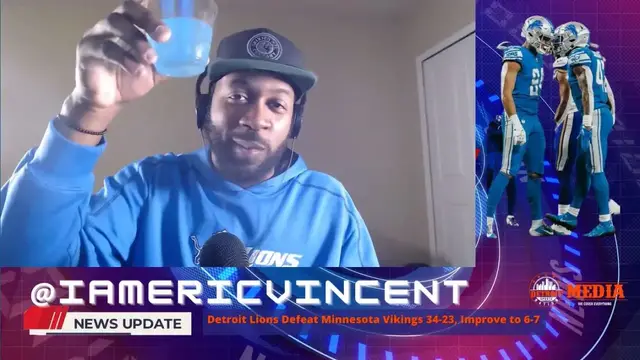'Video thumbnail for Detroit Lions Get Revenge On Minnesota Vikings With 34-23 Victory'