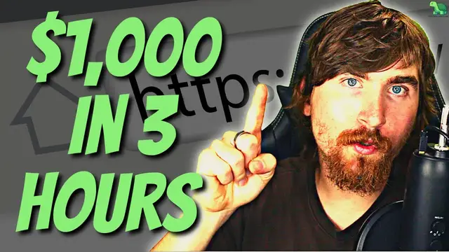 'Video thumbnail for How I Flipped a Website for $1,000 Profit | 3 Hours of Work'