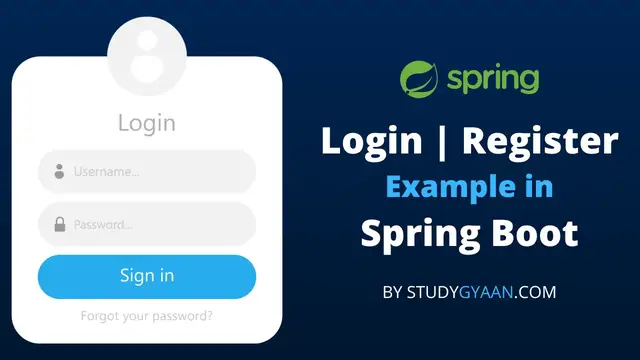 Video thumbnail for Login and Register Example in Spring Boot - Spring Boot Tutorial