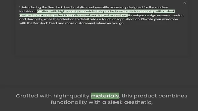 Video thumbnail for ndividual. Crafted with high-quality materials, this product combines functionality with a sleek aesthetic, making it perfect for both casual and formal occasions. Its unique design ensures comfort and durability, while the attention to d
