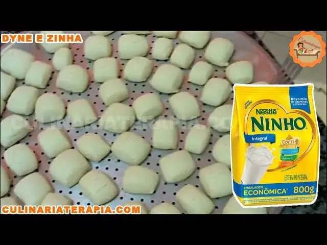 Video thumbnail for Sequilhos de Leite Ninho com Polvilho Doce - Culinária Terapia por Dyne e Zinha
