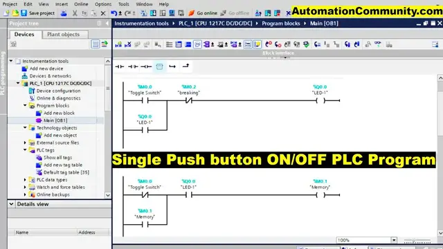 Video thumbnail for Single Push button ON/OFF PLC Program - Example Problems for Practice