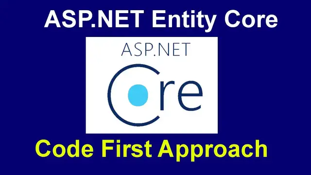 Video thumbnail for Asp.net core Entity framework Code First