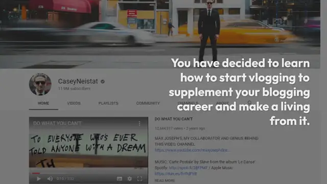 Video thumbnail for Vlogging: How to Start a Vlog 2024