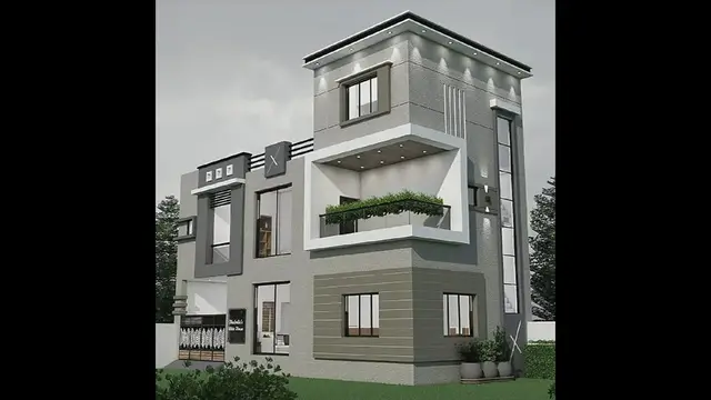 Video thumbnail for simple 2nd floor house front elevation designs for double floor