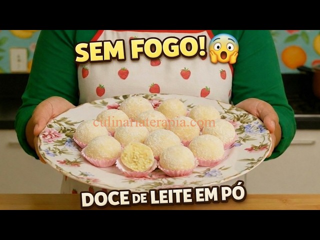 Video thumbnail for DOCE DE LEITE EM PÓ SEM FOGO 😱 Receita Viral! Só Misturar e Modelar | Docinho de Festa e Para Vender