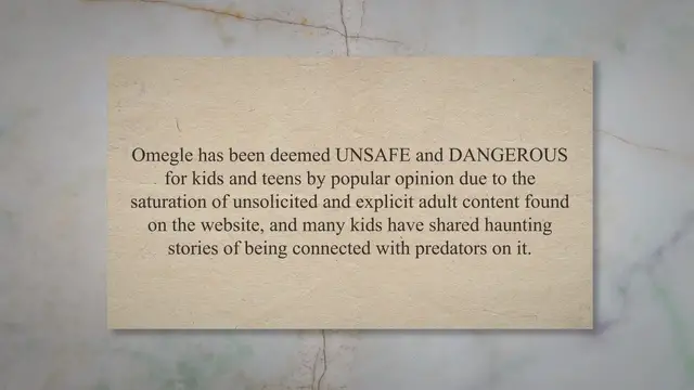 Video thumbnail for 9 Reasons Why Omegle Is NOT Safe And How To Use It Safely