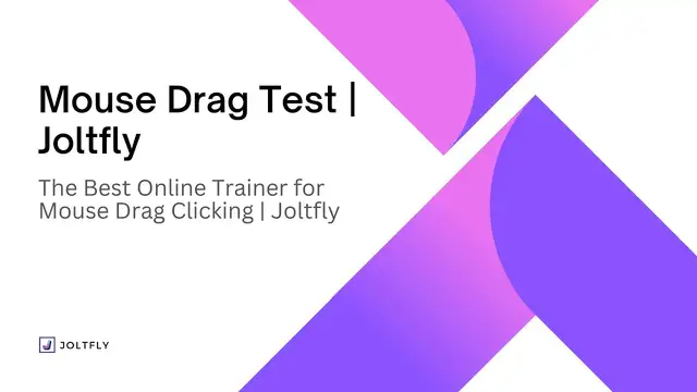 'Video thumbnail for Mouse Drag Click Test: The Ultimate Drag Clicking Challenge from Joltfly'