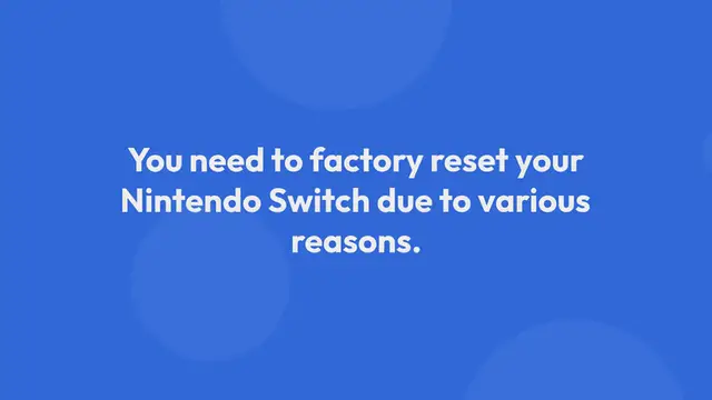 Video thumbnail for Reset Nintendo Switch to Factory Settings without PIN-Multiple Methods