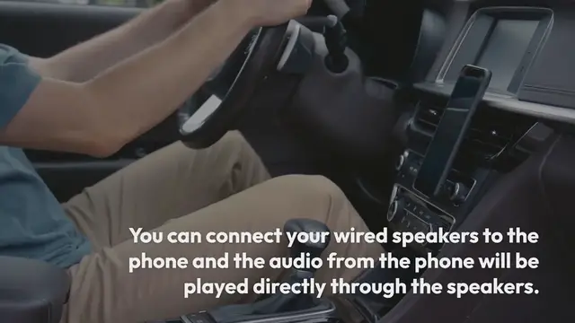 Video thumbnail for How To Connect Wired Speakers To Phone-2 Ways