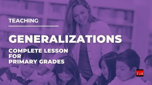 'Video thumbnail for Classroom Resource for Teaching Generalizations'