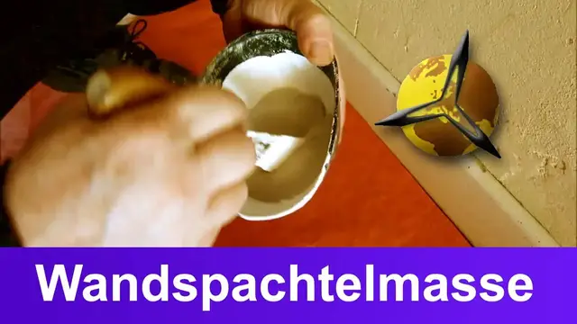 Video thumbnail for Wände spachteln: Spachtelmasse für Wände selber machen / herstellen
