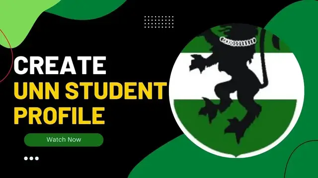 Video thumbnail for How to Create UNN Student Profile Portal