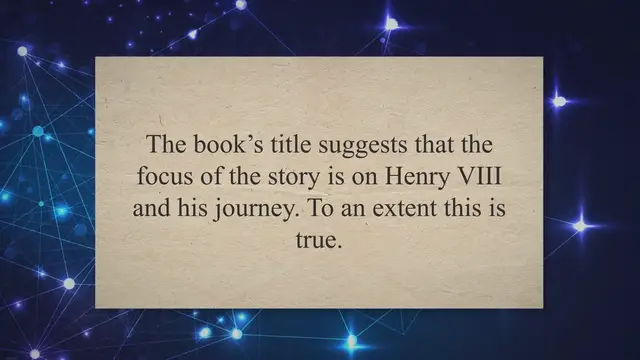 Video thumbnail for Anne Boleyn is a pivotal character in the novel, 'I am Henry'