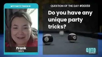 Video thumbnail for Frank can make anyone at a party laugh. That's a true skill!