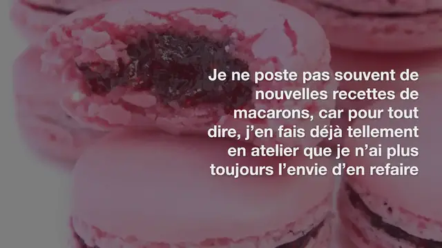 Video thumbnail for MACARONS AUX FRAMBOISES