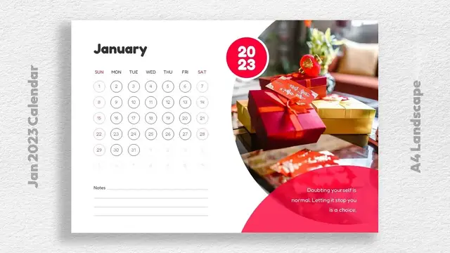Video thumbnail for Jan Calendar 2023 Template Free Download
