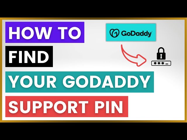 Video thumbnail for How To Find Your GoDaddy Support Pin? [in 2025]
