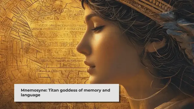 Video thumbnail for Mnemosyne: The Titan Goddess of Memory and Cultural Identity