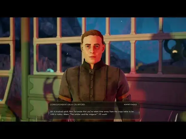 'Video thumbnail for The Outer Worlds 2 - Half-Truths In Advertising: Attend The Mission Briefing with Orlin Crawford'