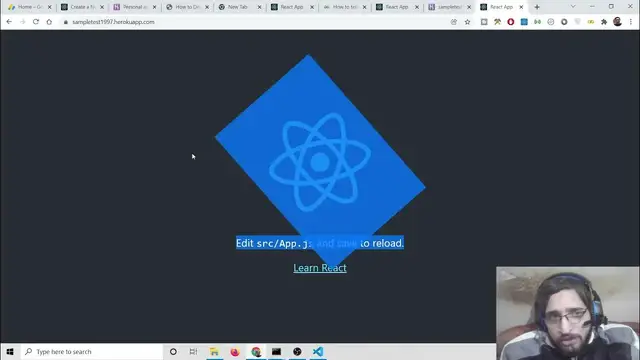 Video thumbnail for How to Deploy React.js + Node.js Express Client & Server FullStack App to Heroku