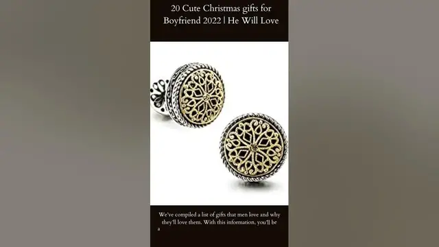 Video thumbnail for 20 Cute Christmas gifts for Boyfriend 2022 | He Will Love | Nice Cuff Links...