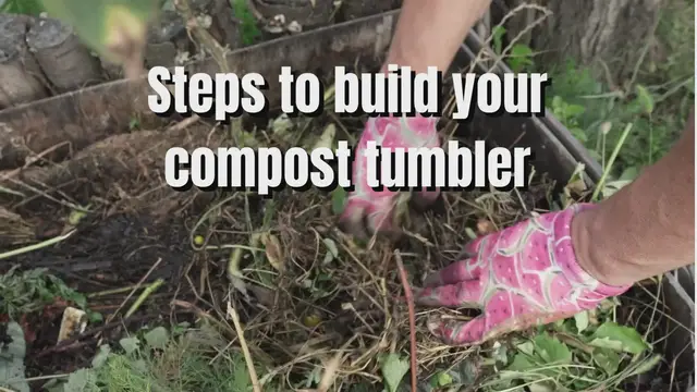 Video thumbnail for How to Make Your Own Compost Tumbler at Home