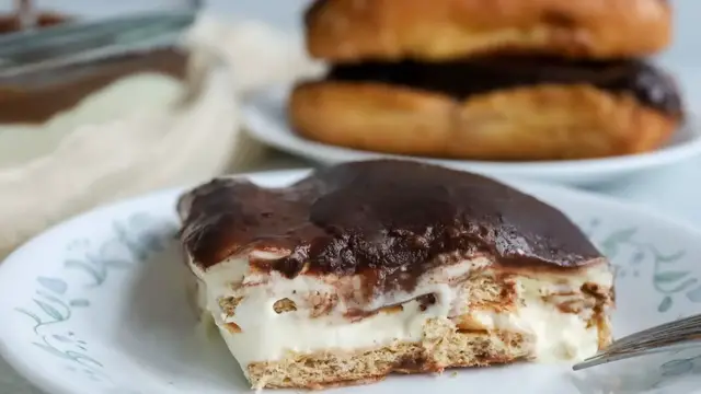 'Video thumbnail for Simply Sweet No-Bake Eclair Cake Recipe'