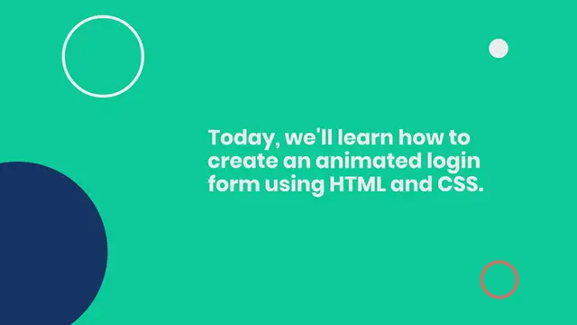 Video thumbnail for Animated login Form using HTML CSS with (source code)