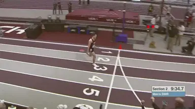 'Video thumbnail for Virginia Tech wins DMR at 2022 ACC Indoor Championships'