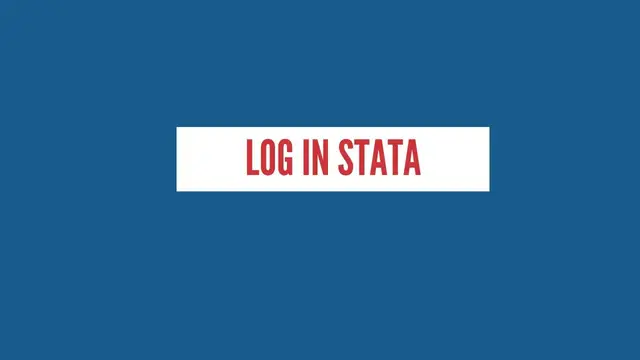 'Video thumbnail for How to create log file in Stata | Log in Stata'