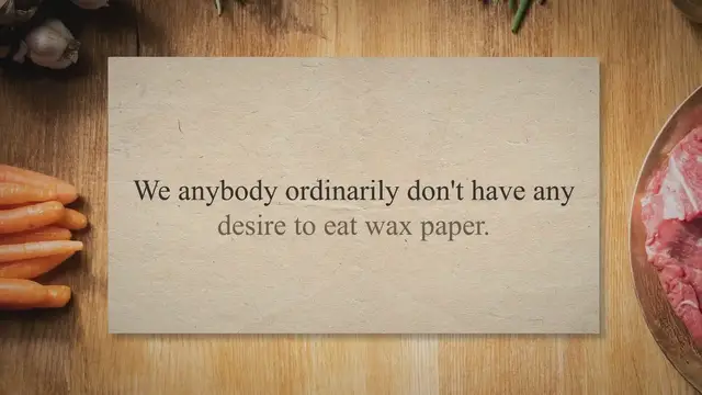 'Video thumbnail for Is Wax Paper Edible? [What Do You Think?]'