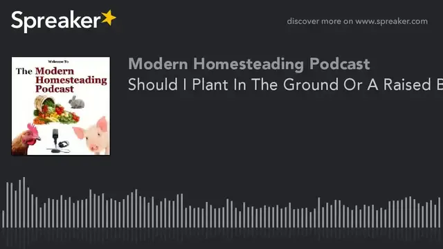 'Video thumbnail for Should I Plant In The Ground Or A Raised Bed - Modern Homesteading Podcast'