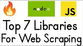 Video thumbnail for Top 7 Web Scraping Libraries For Node.js & Javascript Developers